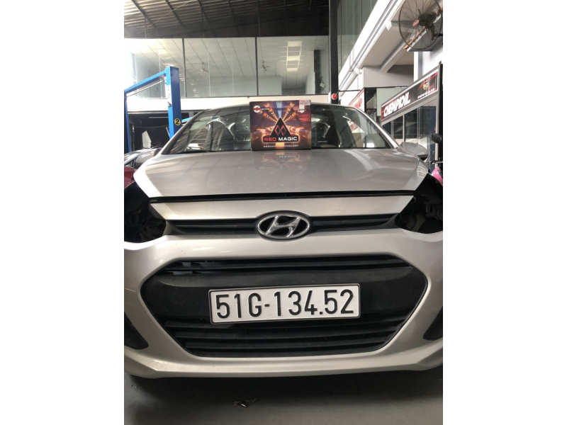 Độ đèn nâng cấp ánh sáng MAGIC 1.0 chõ xe HYUNDAI i10